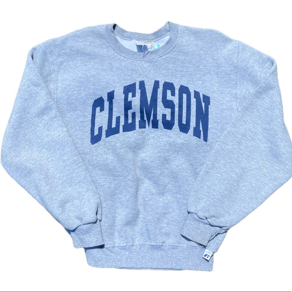 vintage clemson crew neck